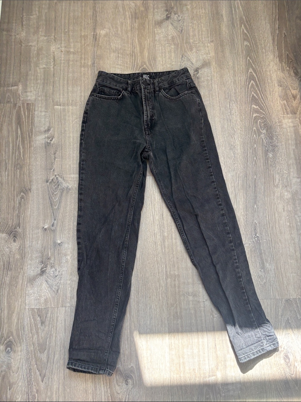 BDG High Rise Black Mom Jeans